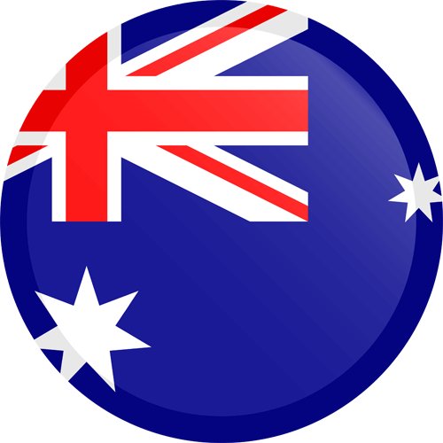 Australian Flag - Euphoria Ceramica